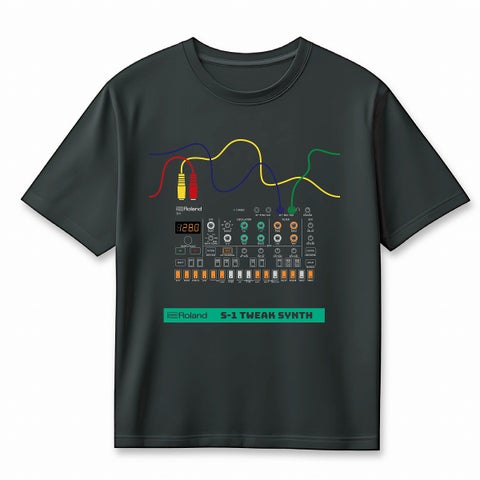 Roland ローランド / AIRA COMPACT S-1 Tシャツ 【Design A】《サイズ：XL》(RT/S-1AXL)【お取り寄せ商品】