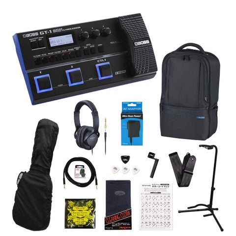 BOSS / GT-1 [ギタリスト向けGT-1バンドルセット] ギター本体購入の際の同時購入おすすめ！ボス GT1 ユーティリティギグバッグ(CB-BU10) 付き!