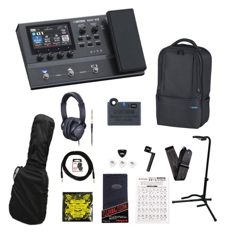 BOSS / GX-10 [ギタリスト向けGX-10バンドルセット] ギター本体購入の際の同時購入おすすめ！ボス GX10 ユーティリティギグバッグ(CB-BU10) + BT-DUAL付き!