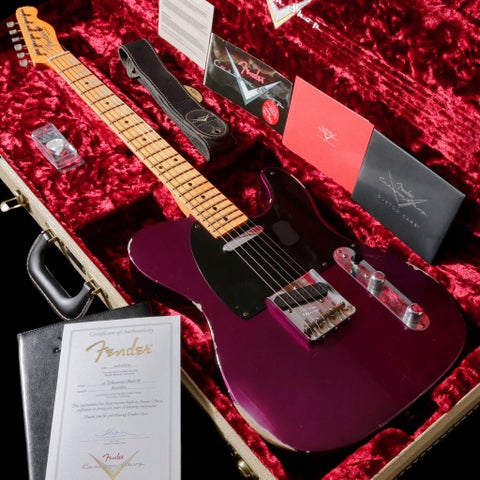 中古】FENDER CUSTOM SHOP / 1952 Telecaster Relic Midnight Purple
