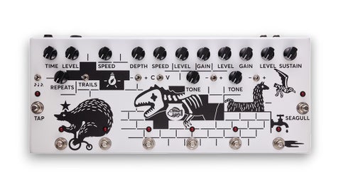 在庫有り/1台限り】 JAM Pedals / Pink Flow Guitar Pedal/Multi