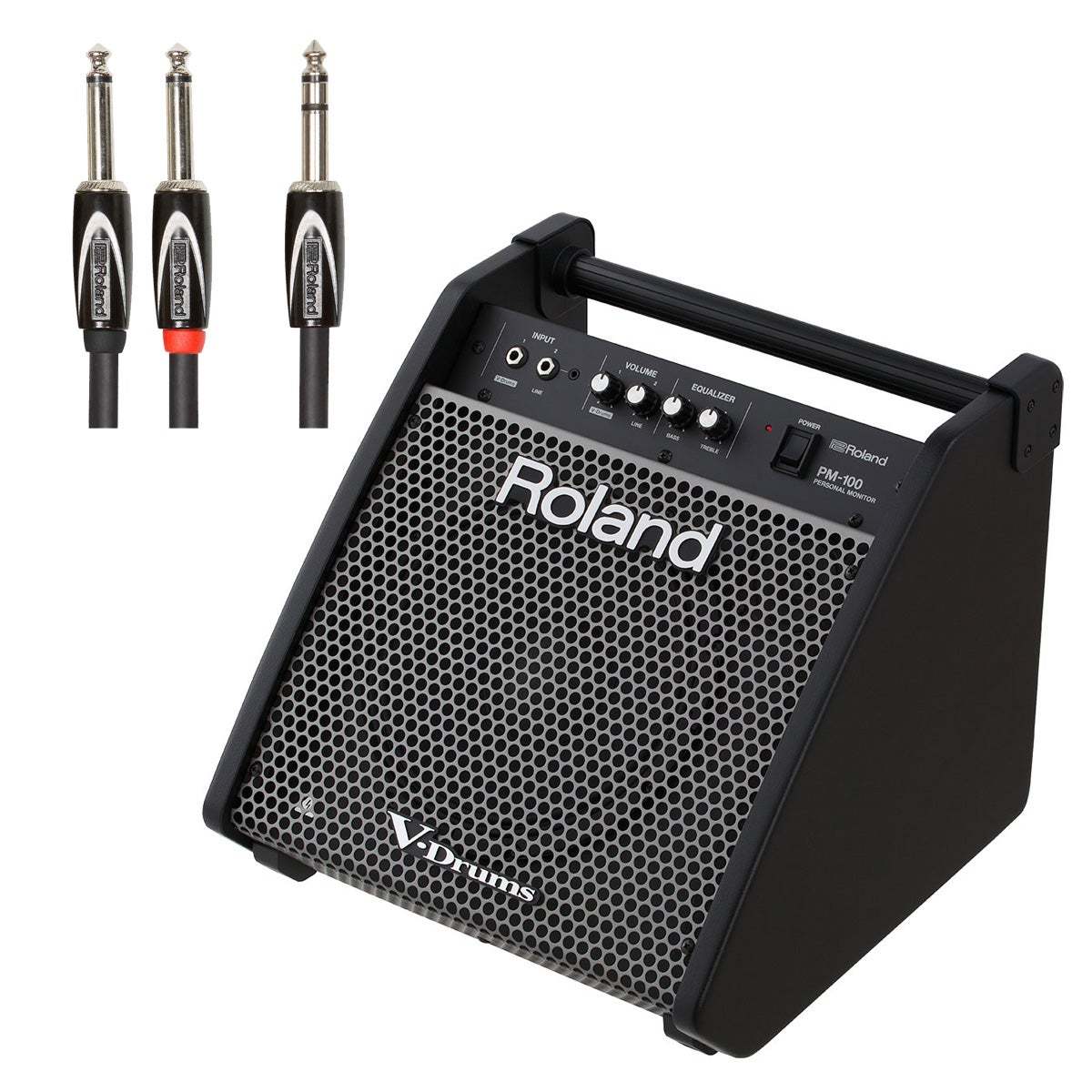 Roland / PM-100 電子ドラム用モニタースピーカー 純正ケーブルセット