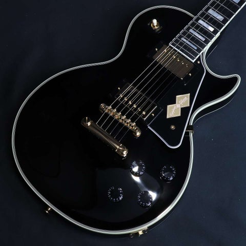 《特典付き》Epiphone / Inspired by Gibson Custom Les Paul Custom Ebony Ebony Fingerboard w/GibsonUSA 490R/498T 【横浜店】【S/N:25071521839】【3.93kg】