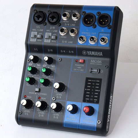 中古】YAMAHA / MG06 【池袋店】 | アナログミキサー | イシバシ楽器