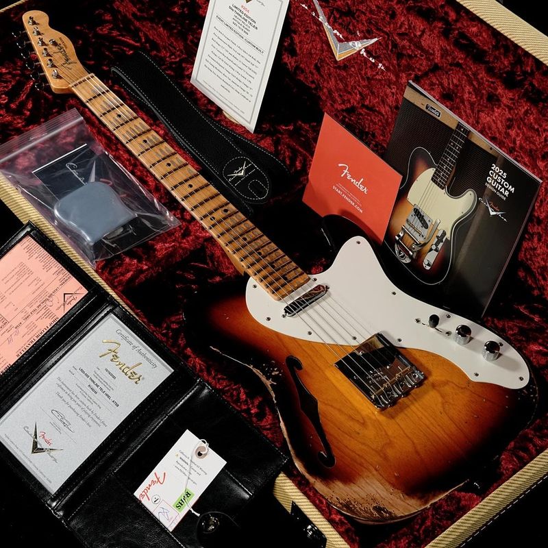 Fender Custom Shop / Limited Edition 50s Thinline Telecaster Heavy Relic Antique Burst 【渋谷店】[アウトレット]《FCSセール》