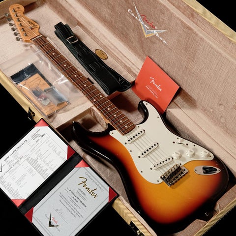 Fender Custom Shop / Master Built 1959 Trans Stratocaster Jouneyman Relic Aged Chocolate 3 Color Sunburst 【渋谷店】