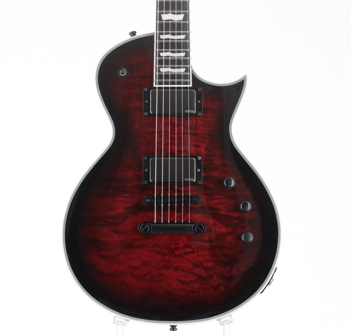 中古】E-II / Eclipse EC QM See Thru Black Cherry Sunburst 【福岡店