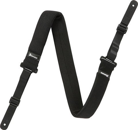 Ibanez / GSF50-BK POWERPAD Strap Black ギター/ベース ストラップ