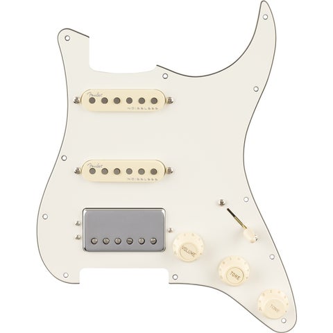 Fender / Pre-Wired Strat Pickguard Quadra Tap/Ultra Noiseless HSS