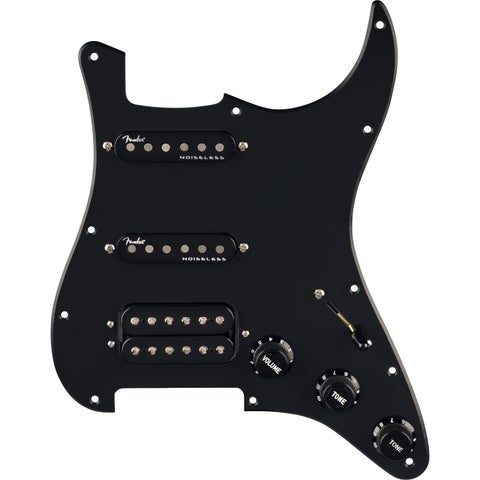 フェンダーオリジナルピックガード Fender / Pre-Wired Strat Pickguard Quadra Tap/Ultra Noiseless HSS