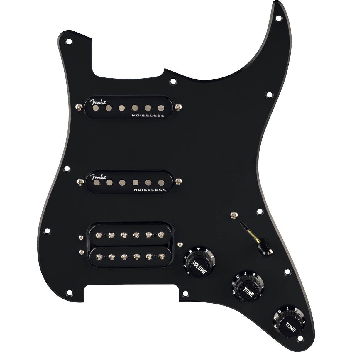 Fender / Pre-Wired Strat Pickguard Quadra Tap/Ultra Noiseless HSS