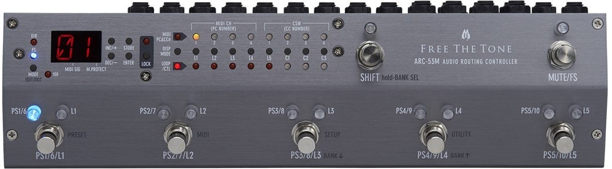 Free The Tone / ARC-53M Silver Audio Routing Controller フリーザ