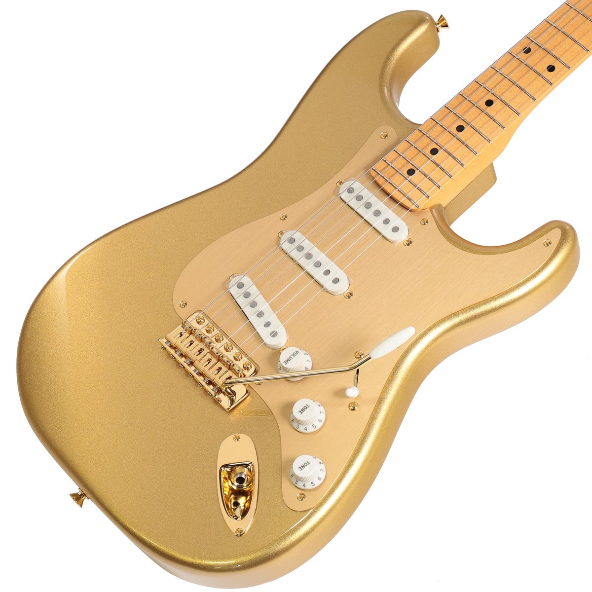 fender ストラトキャスター ブリッジ　ゴールド Fender / ISHIBASHI FSR Made in Japan Traditional 50s Stratocaster