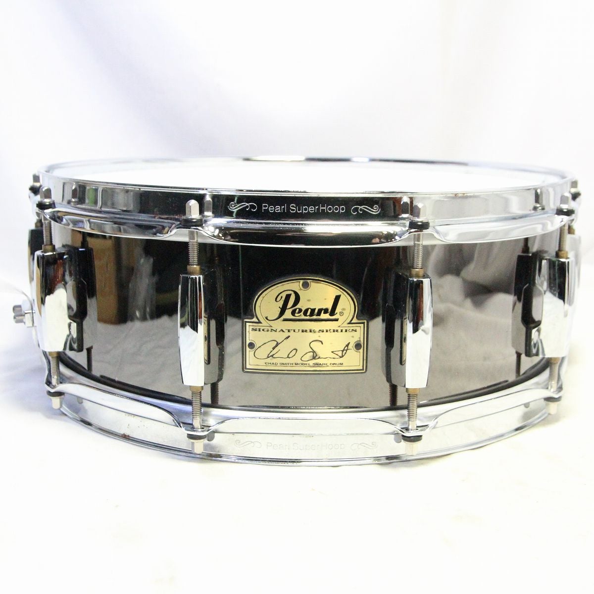 【値下げ】PEARL パール CS-1450 14x5 チャドスミスモデル スネアドラム チャドスミスモデルのスネア/CS1450の音質と感想は？自分好みに