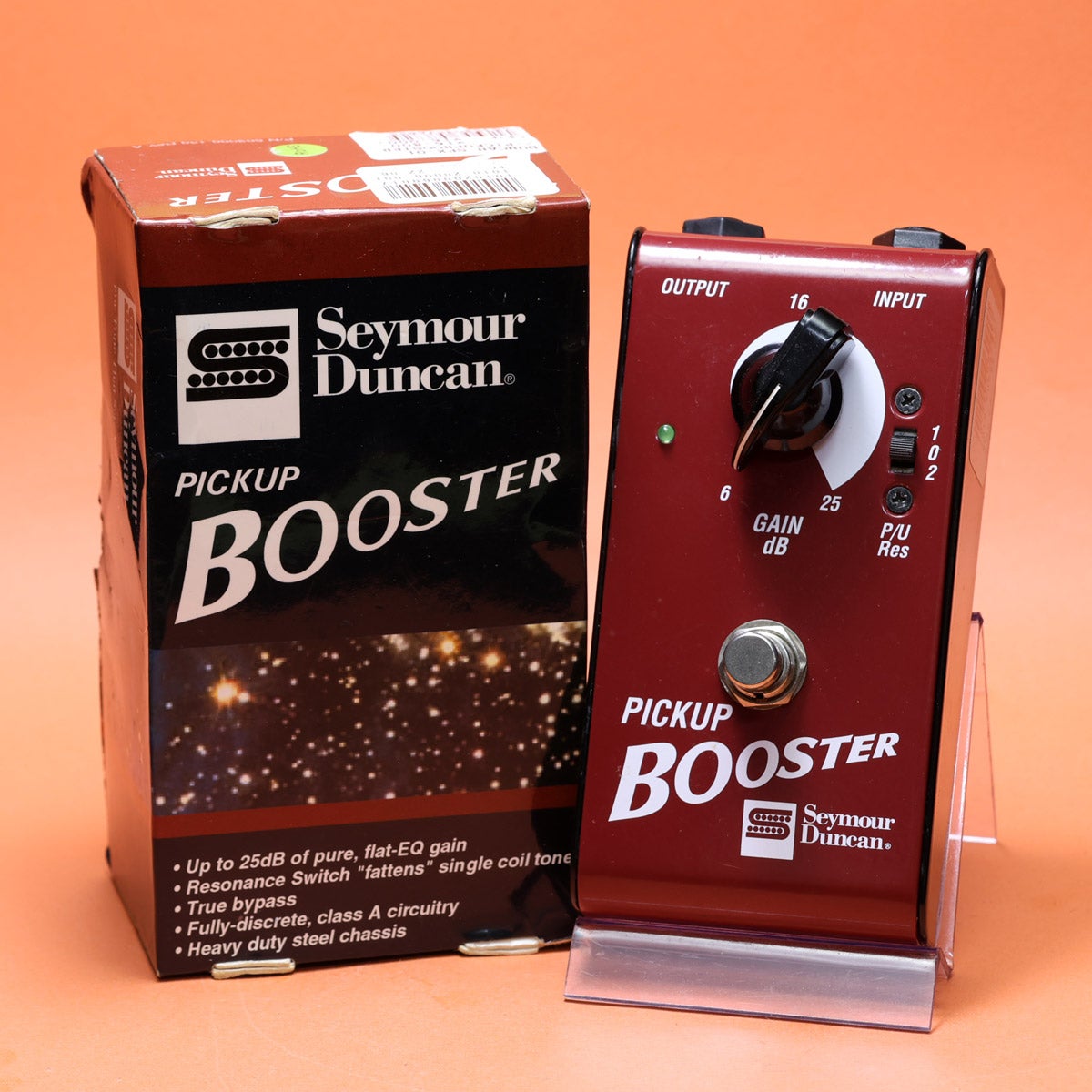 186000 現状品 エフェクター SEYMOUR DUNCAN PICKUP BOOSTER SFX-01  レッド ギターエフェクター [250115HM130014] 中古】Seymour Duncan / SFX-01 PICKUP BOOSTER 【福岡店