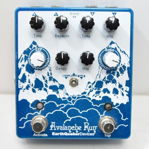 【中古】EARTH QUAKER DEVICES / Avalanche Run / Stereo Reverb & Delay with Tap Tempo 【心斎橋店】