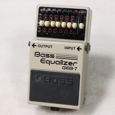 BOSS Bass Equalizer GEB-7 ベース エフェクター Boss GEB-7 7-band Bass EQ Pedal | Sweetwater