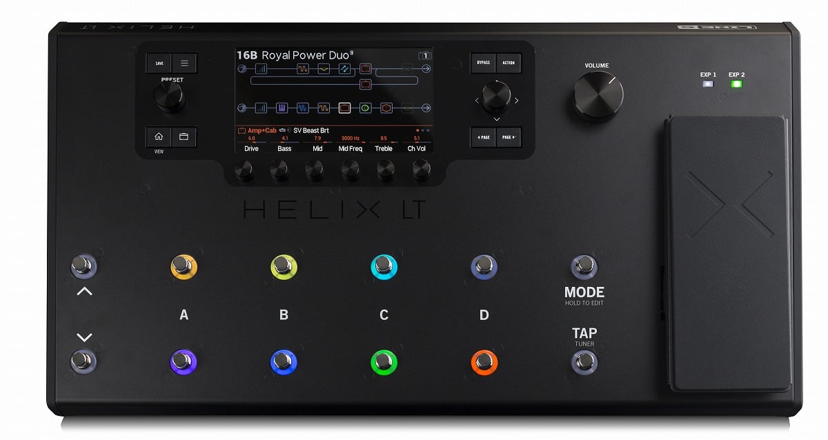 Line 6 HELIX LT ギタープロセッサー 本体 Line6 / HELIX LT プロスペック・ギタープロセッサー ラインシックス