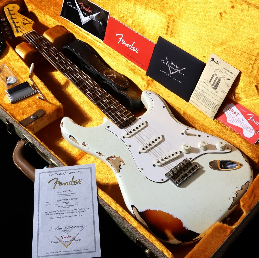 中古】FENDER CUSTOM SHOP / 1962 Staratocaster Heavy Relic Olimpic