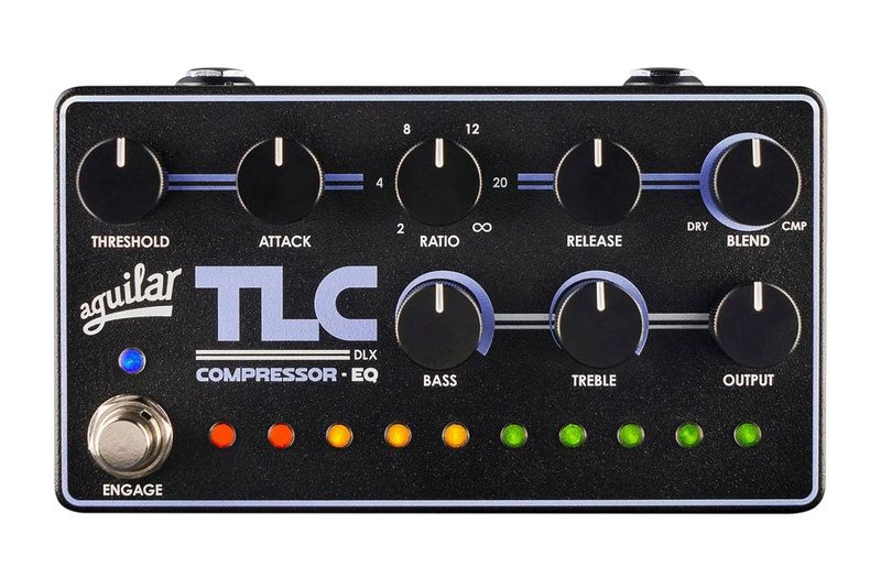 aguilar TLC Compressor エフェクター【美品・箱/説明書付】 拡張コントロールとEQを加えた進化モデル] aguilar / TLC Compressor