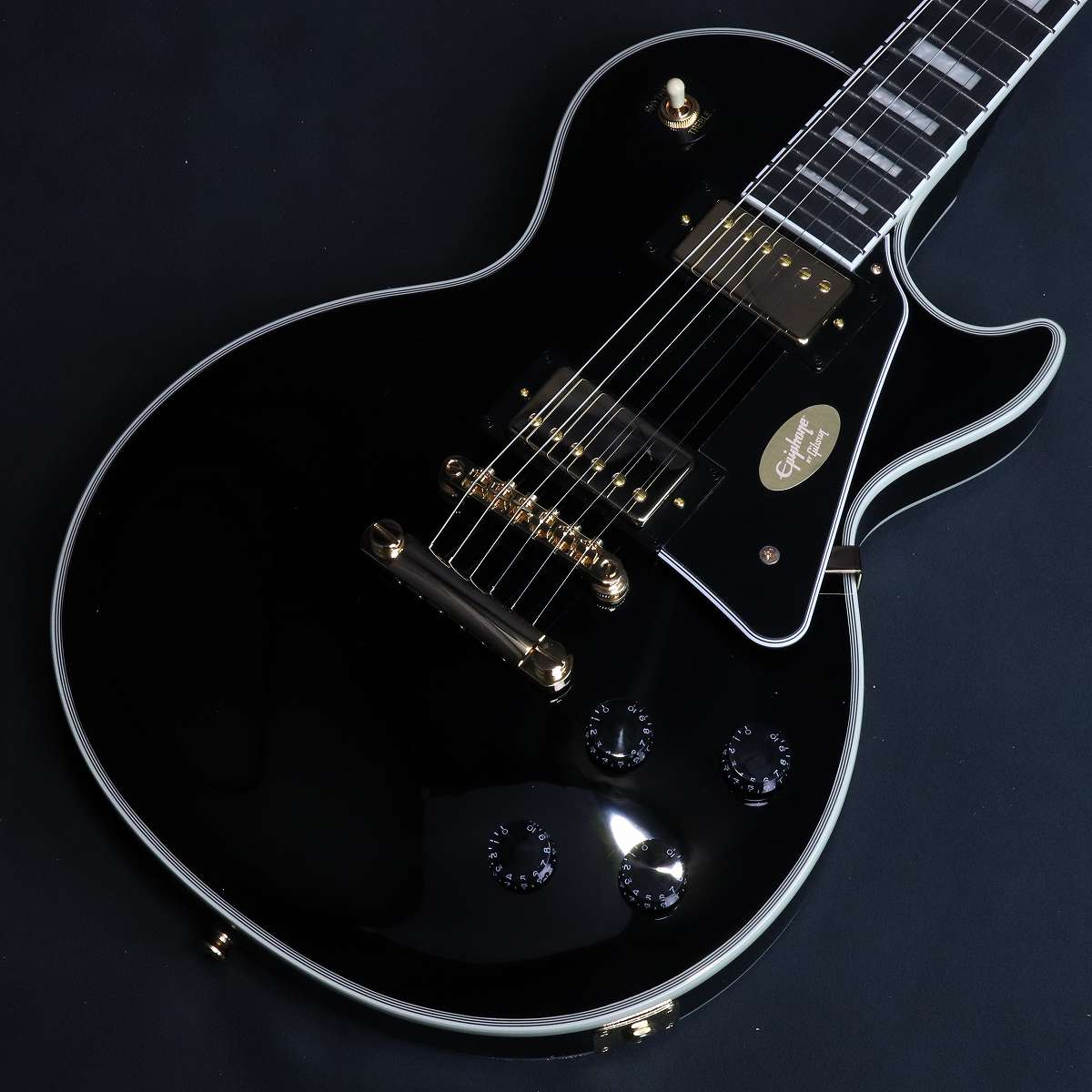 特典付き》Epiphone / Inspired by Gibson Les Paul Custom Ebony