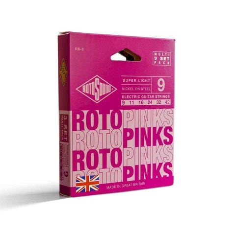 ROTOSOUND / Roto Pinks 3Set R9-3 09-42 3セットパック エレキギター弦【渋谷店】