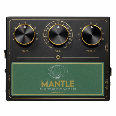 【新製品】 Walrus Audio / Mantle Analog Bass Preamp // D.I. WAL-MANT ウォルラスオーディオ ベース用プリアンプ 《予約注文/2026年4月11日発売》