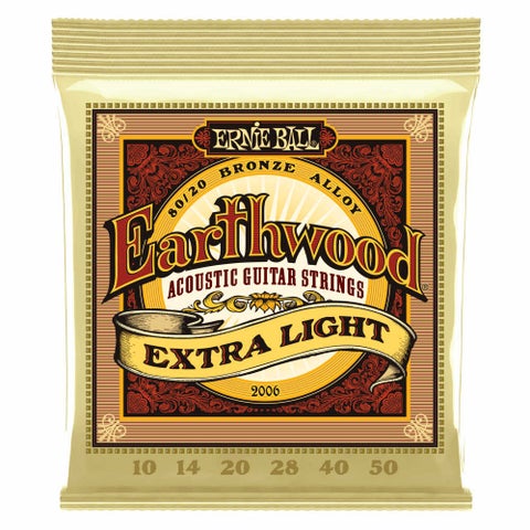 ERNiE BALL / EARTHWOOD 80/20 BRONZE ACOUSTIC #2006 Extra Light アコースティックギター弦 【福岡店】