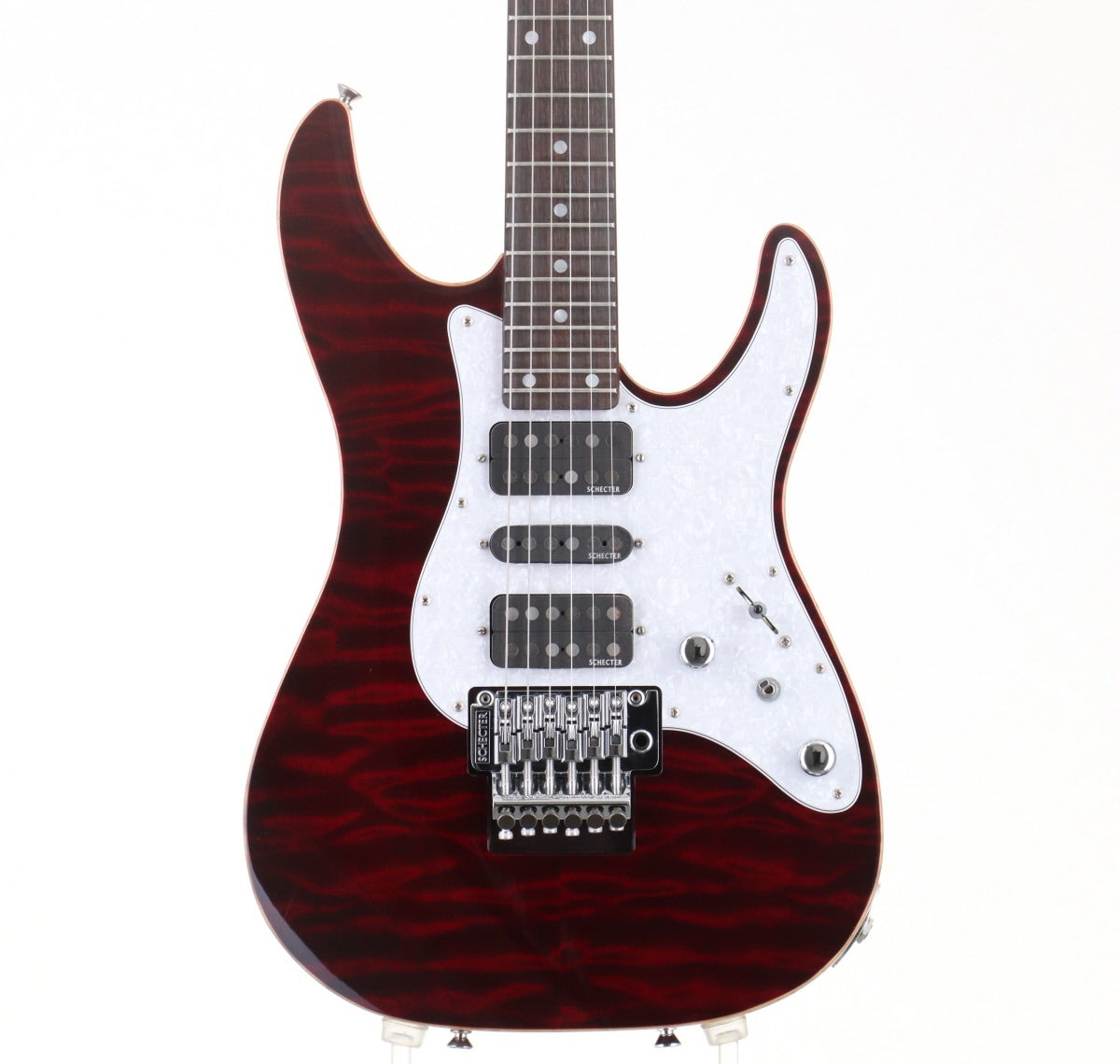 中古】SCHECTER / SD-II-24-AS See-thru Red 2008年製【3.43kg】【S/N