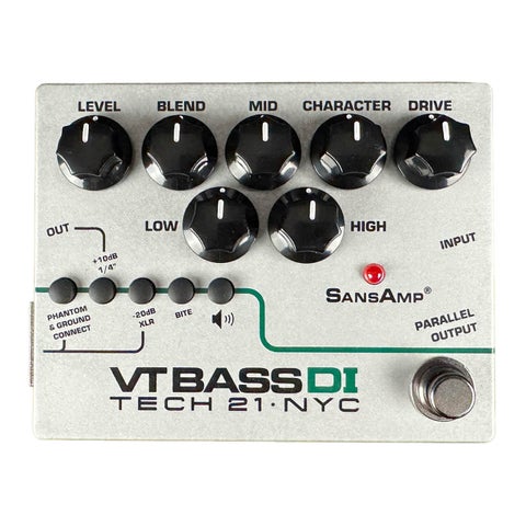 NEWデザイン】 TECH21 / VT BASS DI サンズアンプ ベース用 オーバー