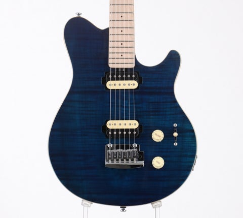 絶賛販売中　青いギター　絶賛販売中　絶賛販売中　絶賛販売中 中古】Sterling / S.U.B. Series AX3FM Neptune Blue【3.34kg】【S/N