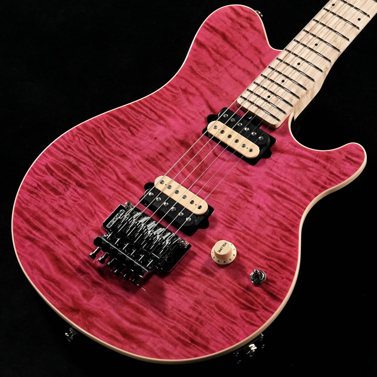 ★激レア極上★Musicman AXIS Tribute Pink キラーキルト Music Man / Axis KID Limited Edition Trans Pink Quilt Top MH Brown