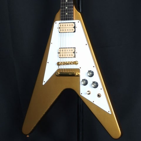 GIBSON CUSTOM / Murphy Lab 1967 Flying V Stop Bar Ultra Light Aged M2M Double Gold 【3本のみ限定生産】 【御茶ノ水本店FINEST GUITARS】