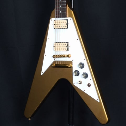 GIBSON CUSTOM / Murphy Lab 1967 Flying V Stop Bar Ultra Light Aged M2M Double Gold 【3本のみ限定生産】 【御茶ノ水本店FINEST GUITARS】