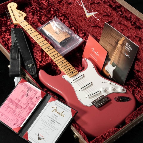 Fender Custom Shop / Master Built 1966 Roasted Stratocaster Journeyman Relic Coral Pink by Dennis Galuszka 【渋谷店】