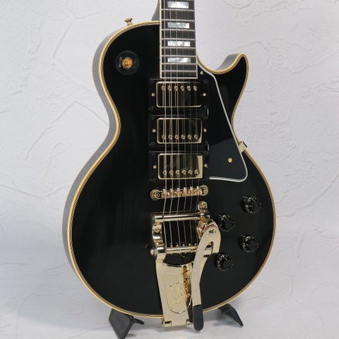 Gibson Custom / Historic Collection 1957 Les Paul Custom Reissue 3 Pickup w/Bigsby VOS Ebony 【S/N 751577】【名古屋栄店】