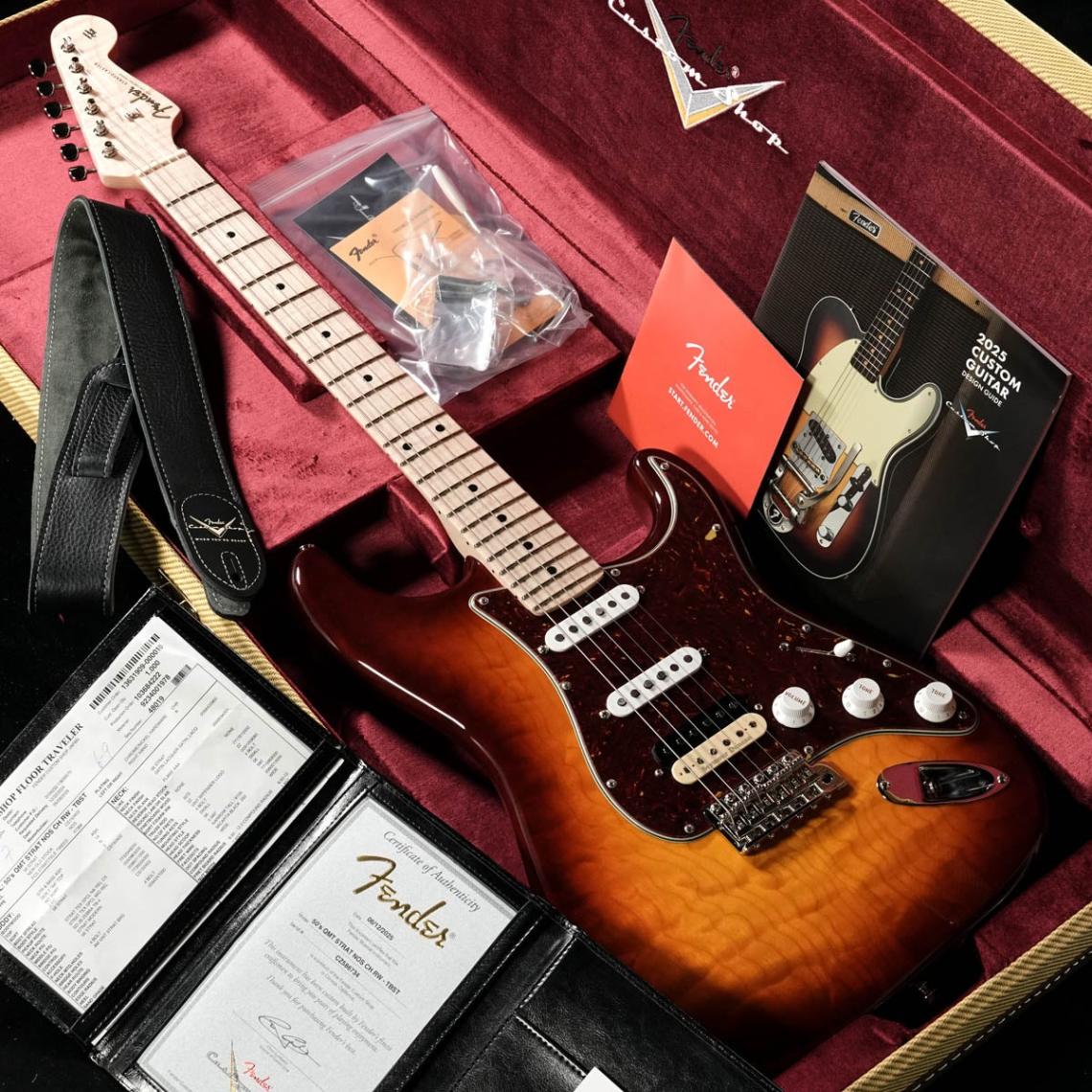 Fender Custom Shop / Custom Built 50s Quilt Maple Top Stratocaster