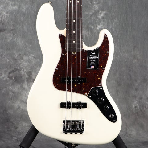 Fender/ American Professional II Jazz Bass Rosewood Fingerboard Olympic White フェンダー【4kg】[S/N US25112032]
