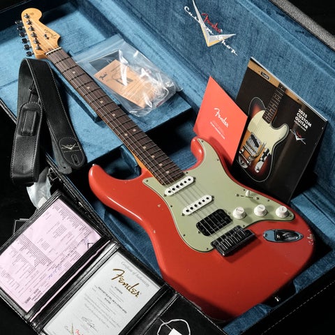 Fender Custom Shop / Custom Deluxe HB S-1 Stratocaster Relic Aged Fiesta Red 【渋谷店】