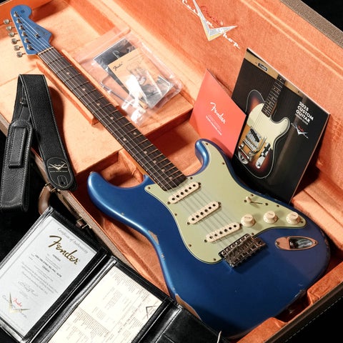 Fender Custom Shop / Limited Edition 1960 Stratocaster Relic Matching Headstock Aged Lake Placid Blue 【渋谷店】