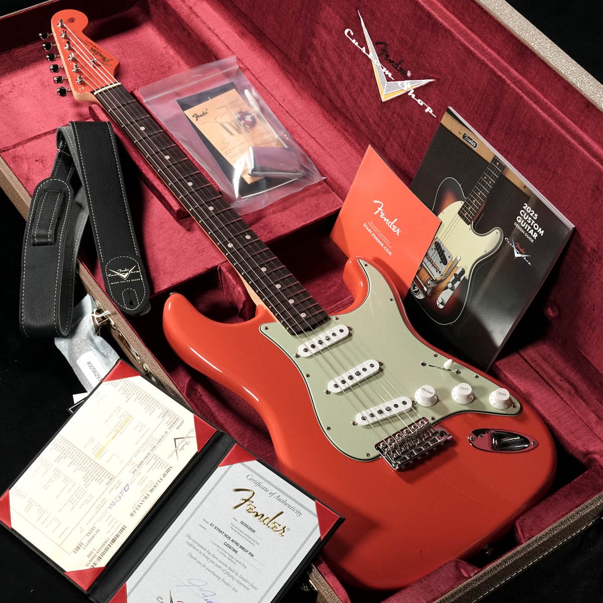 ギター Fender Custom Shop MasterGrade 1961 aged Fender Custom Shop / Master Built 1961 Stratocaster NOS Aged