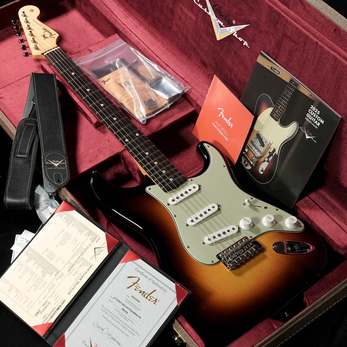 Fender Custom Shop / Master Built 1961 Stratocaster NOS Wide Fade