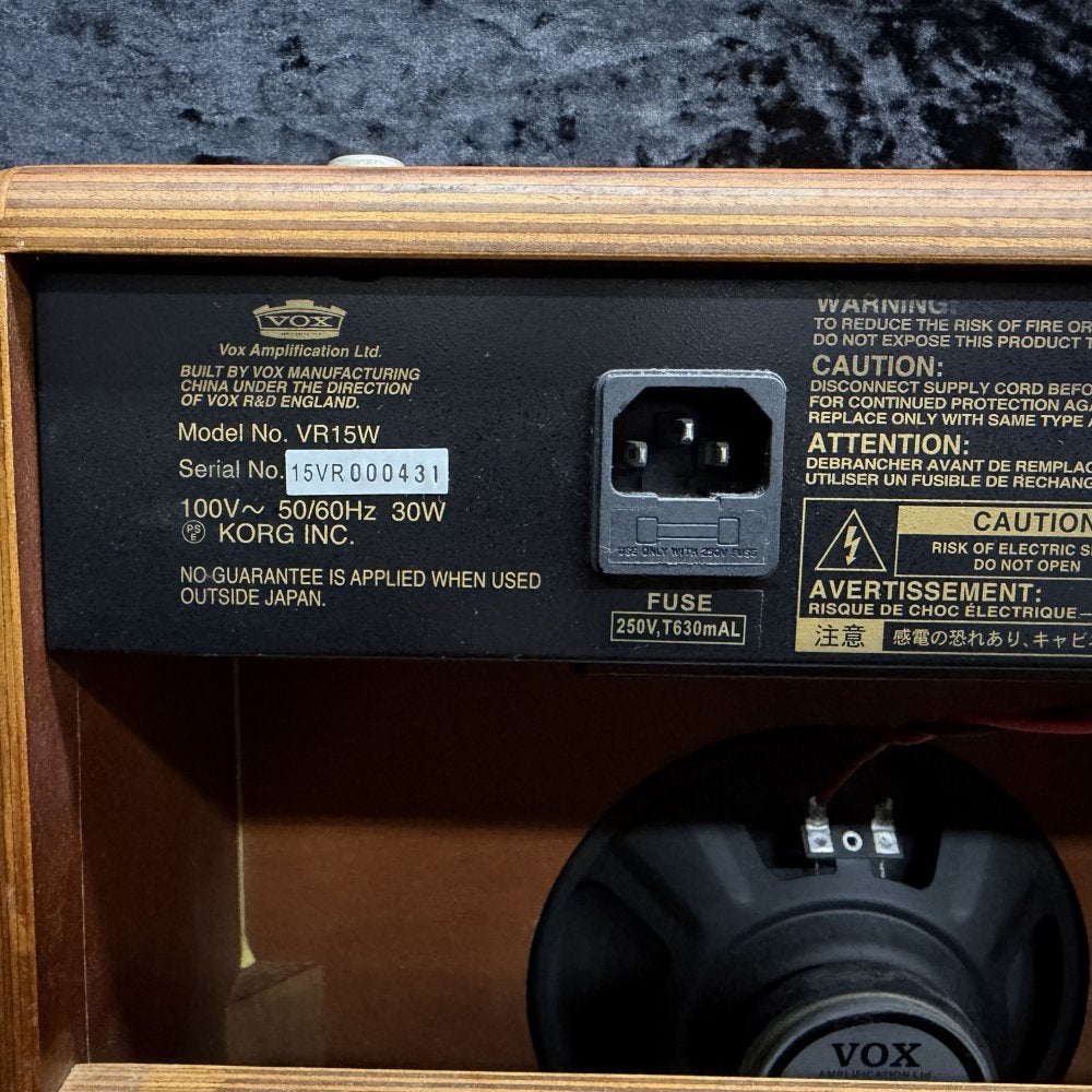 中古】VOX / VR15W 【新宿店】 | コンボアンプ | イシバシ楽器