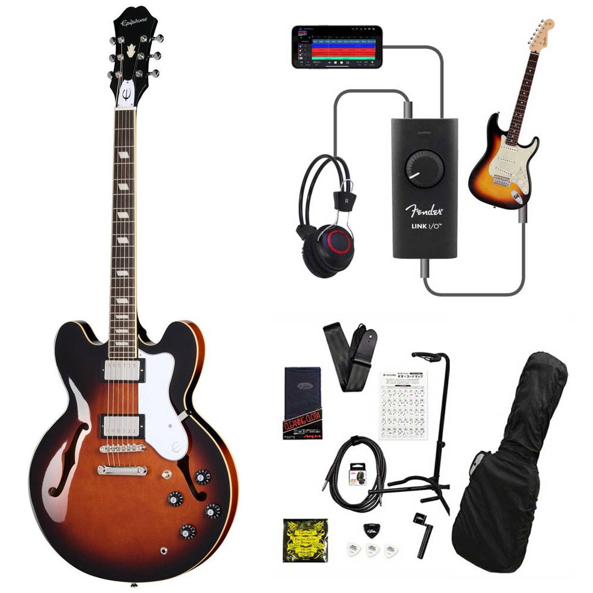 Epiphone / Bonehead Riviera Dark Tobacco Sunburst ボーンヘッド