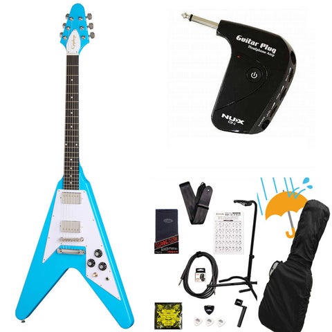 Epiphone / Inspired by Gibson Flying V 70s Maui Blue エピフォン GP