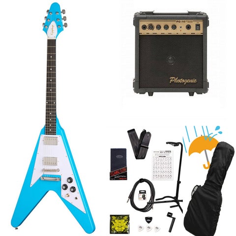 Epiphone / Inspired by Gibson Flying V 70s Maui Blue エピフォン PG