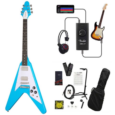 Epiphone / Inspired by Gibson Flying V 70s Maui Blue エピフォン