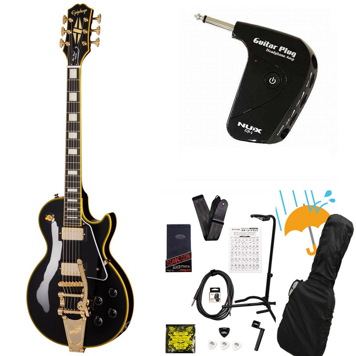 Epiphone / Joe Bonamassa 1959 Les Paul Custom with Bigsby Antique