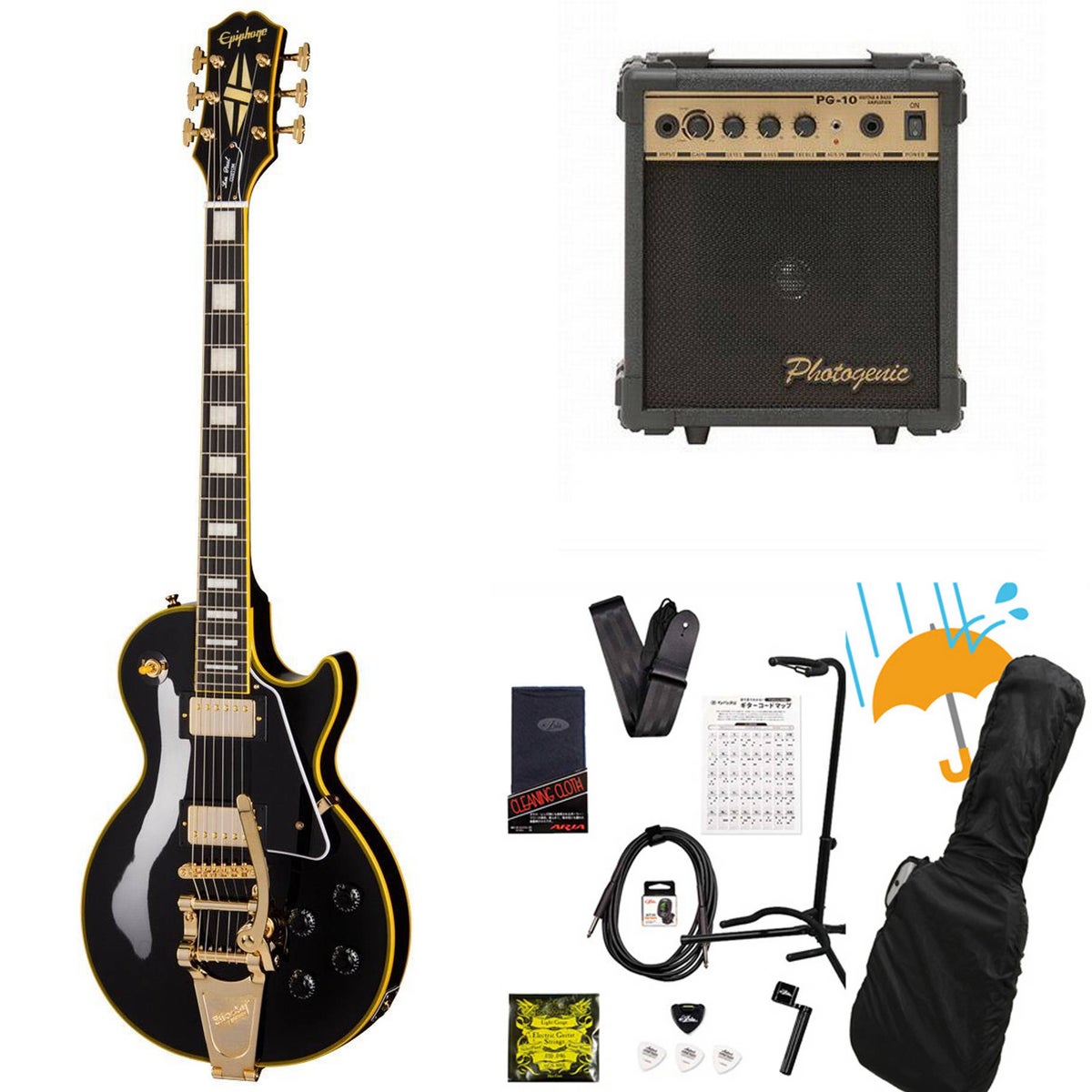 Epiphone / Joe Bonamassa 1959 Les Paul Custom with Bigsby Antique