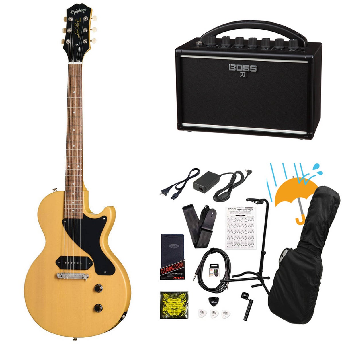 たまひよ様　エピフォン Epiphone / Inspired by Gibson Les Paul Junior TV Yellow エピフォン